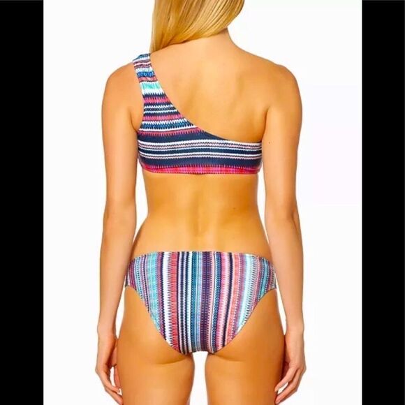 Jessica Simpson multicolored one-shouldered bikini - Picture 10 of 13